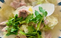 潮汕特色猪腰瘦肉白菜汤