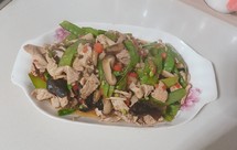 增强免疫力:香菇荷兰豆炒廋肉