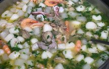 团团圆圆海鲜丸子广东汤圆