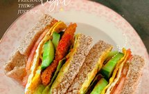 快手美味猪排三明治