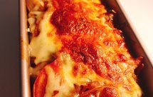 港式茶餐厅茄汁焗猪扒饭（两人份附烤箱和微波炉两种做法）