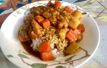 硬核咖喱猪扒饭