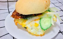 照烧猪排三明治