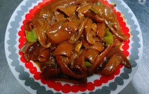 红烧猪皮
