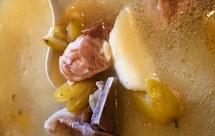 黄皮淮山莲子无花果煲猪骨汤