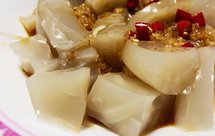 快手猪皮冻 带蘸料