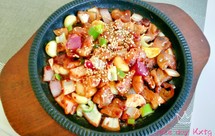 韩式【铁板烤肥肠】