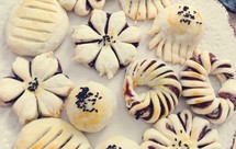 中式造型酥皮点心不用猪油万能酥皮