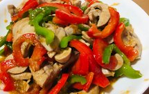 有一定补肾效果的猪腰子青红椒