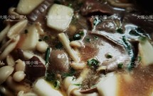 猪腰片菌菇年糕汤（无腥版）