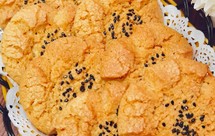 宫廷桃酥 入口即化 无泡打粉无猪油版本 附自然开裂整形视频