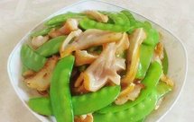 猪耳朵遇上荷兰豆