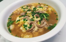 冬季宜养生，清香猪腰蛋花汤，好吃易上手