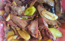 简单下饭 双椒猪心