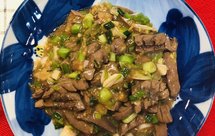 姜葱爆炒猪腰子（内含清洗猪腰的方法）