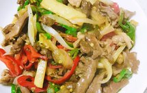 第18期【家常菜】爆炒酸辣猪心