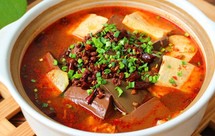 #冬季美食#水煮鸭血豆腐