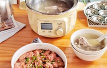 腐乳蒸鸡胸+排骨猪心汤｜北鼎G37多功能蒸煮炖锅｜上蒸下煮一锅出