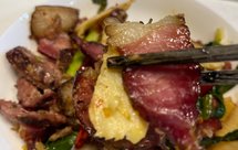 冬笋猪血丸子炒腊肉