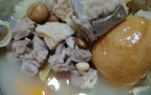 猪肺煲无花果雪梨汤