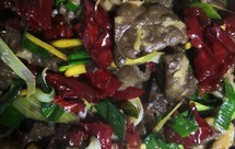 干红椒爆炒猪肺