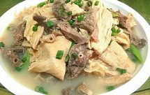 胡椒子炖腐竹猪肺