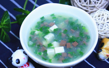 鸭血豆腐汤 宝宝辅食食谱