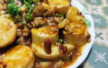 肉末玉子豆腐烧