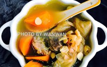 老火靓汤之南北杏菜干汤