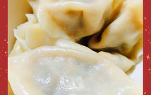 初一清晨的༄「茴香鸡胸肉饺子