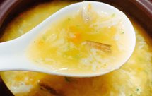 口感极清爽鲜美的蟹肉冬瓜羹