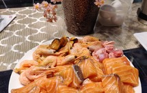 狗狗鲜食——三文鱼牛肉饭