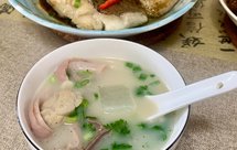 汤白味浓的心肚肺萝卜汤