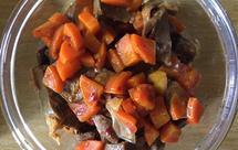 胡萝卜炒猪肺（少油版老干妈风味）