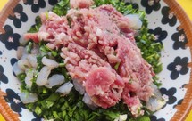 韭菜盒（瘦肉＋鲜虾＋韭菜鸡蛋）