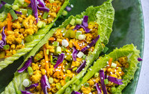 【健康三餐】咖喱鸡肉末生菜卷