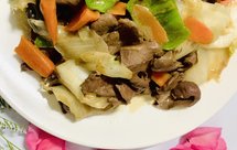 家常白菜炒猪心