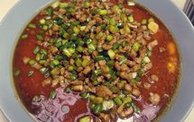 肉末蒜苔水蒸蛋