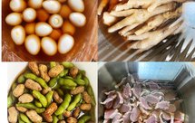 糟卤拼盘（鹌鹑蛋、鸡爪、鸭胗、毛豆、花生）