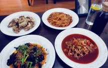 凉拌毛肚和凉皮遇到夏天