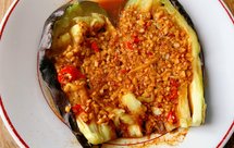 看似10分钟其实都是微波炉在工作的懒人烤茄子