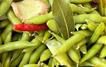 下酒菜盐水毛豆