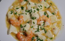 家常虾仁蟹黄豆腐（咸蛋黄版）