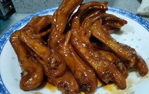 自制卤鸭掌