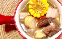 排骨玉米莲藕冬笋汤