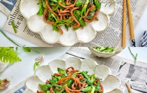 ㊙️炒锅里的烧烤味‼️蒜苗孜然炒鸭肠‼️佐酒神器