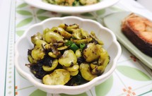 ❤️橄榄菜炒蚕豆