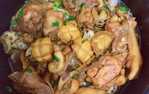 花雕哗啦啦版鲍鱼焖鸡