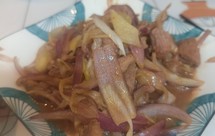 酱爆羊肉~羊肉不柴嫩滑喔