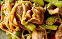 朴素的刀豆焖面